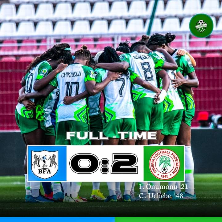 AWCON 2022: SUPER FALCONS GETS CRUCIAL 3 POINTS AGAINST BOTSWANA