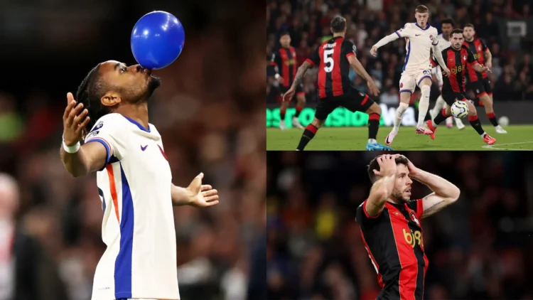 Nkunku scored the only goal of the game to hand Chelsea a 1-0 win over Bournemouth