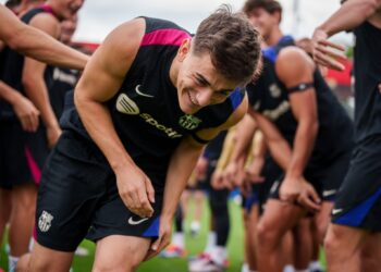 Big boost for Barcelona as Gavi returns to training after injury