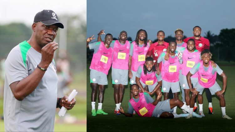 Augustine Eguavoen says he did not lobby for the Super Eagles job after Bruno Labbadia saga, as Nigeria prepares for AFCON 2025 qualifiers against Benin Republic and Rwanda.