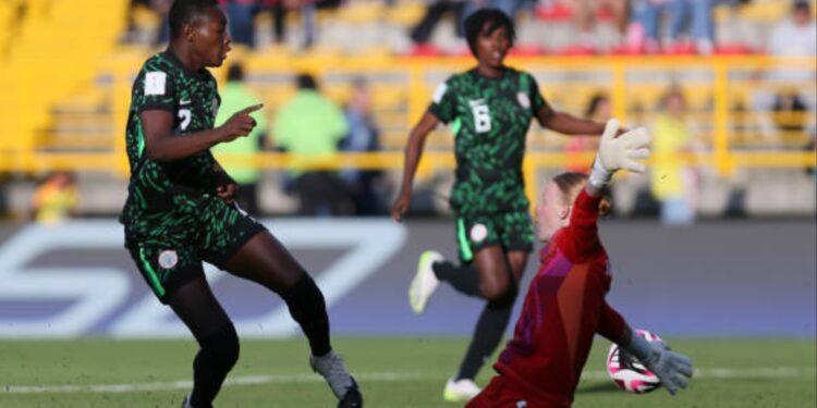 The Falconets of Nigeria were handed defeat by Germany in their second group game of the 2024 FIFA Women's World Cup.