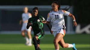 The Falconets of Nigeria were handed defeat by Germany in their second group game of the 2024 FIFA Women's World Cup. 