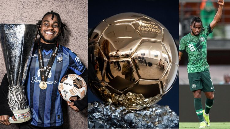 Super Eagles of Nigeria star Ademola Lookman is the only African nominated for the 2024 men’s Ballon d’Or award