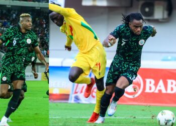 Ademola Lookman bagged a brace, Victor Osimhen came on to score as the Super Eagles of Nigeria destroyed Benin Republic 3-0 in their 1st AFCON 2025 qualifier. (X/Pooja)