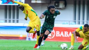 Ademola Lookman bagged a brace, Victor Osimhen came on to score as the Super Eagles of Nigeria destroyed Benin Republic 3-0 in their 1st AFCON 2025 qualifier. (X/Pooja)