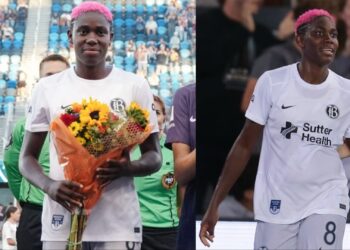 In an NWSL match, Asisat Oshoala bagged the winner for Bay FC against Louisville.