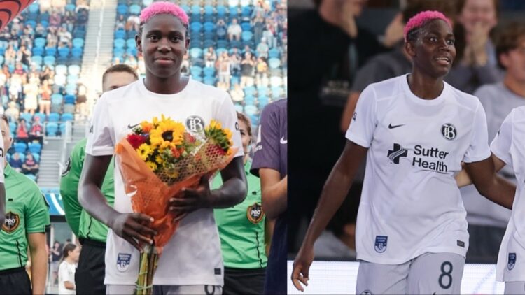 In an NWSL match, Asisat Oshoala bagged the winner for Bay FC against Louisville.