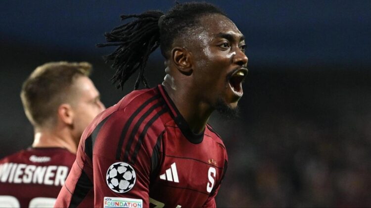 Nigerian forward Victor Olatunji made history with a goal for Sparta Prague as they started their 2024 Champions League campaign with a 3-0 win against Salzburg.