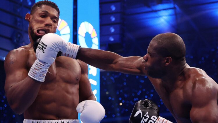Anthony Joshua will have to wait to become a 3-time heavyweight champion after Daniel Dubois knocked him out in the 5th round at Wembley Stadium.