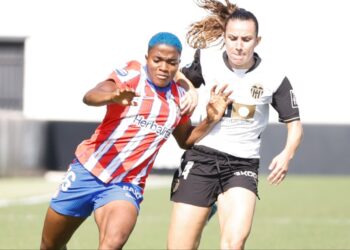 Captain of the Super Falcons of Nigeria, Rasheedat Ajibade, scores twice as Atletico Madrid defeats Valencia 4-0.