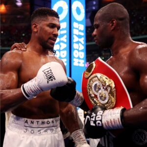 Anthony Joshua will have to wait to become a 3-time heavyweight champion after Daniel Dubois knocked him out in the 5th round at Wembley Stadium. 