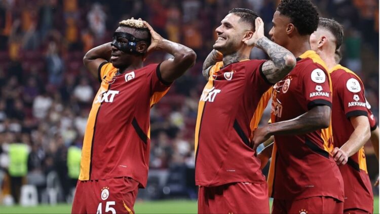 Victor Osimhen scores two goals along with an injury scare in Galatasaray's 3-3 draw against Kasimpasa in Turkey.