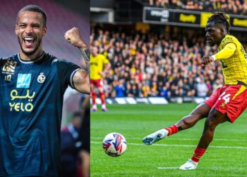 Tom Dele-Bashiru scored a winning penalty as Watford beat Sunderland while William Troost-Ekong scored a penalty for Al-Kholood in a loss to Al-Hilal.