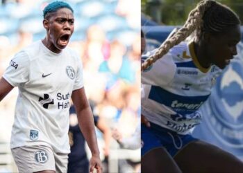 Super Falcons of Nigeria stars Asisat Oshoala scores the winning penalty for Bay FC against Seattle Reign while Rinsola Babajide scores penalty for Costa Adeje Tenerife against Real Madrid.