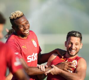 Super Eagles of Nigeria striker Victor Osimhen resumes training with Galatasaray
