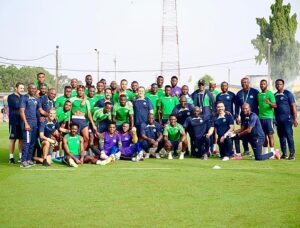 There is still no sign of Victor Osimhen as 20 Super Eagles of Nigeria players train for 2025 AFCON qualifiers against Benin Republic. 