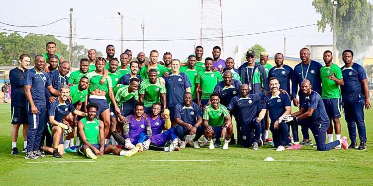 There is still no sign of Victor Osimhen as 20 Super Eagles of Nigeria players train for 2025 AFCON qualifiers against Benin Republic.