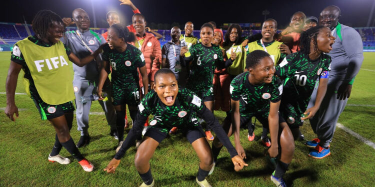 Nigeria's under-17 women's national team made history by qualifying for the quarterfinals of the 2024 FIFA Women's World Cup/