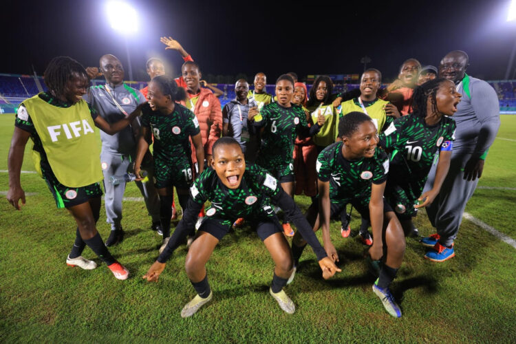 Nigeria's under-17 women's national team made history by qualifying for the quarterfinals of the 2024 FIFA Women's World Cup/