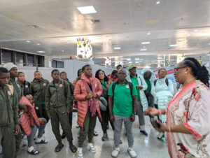 NFF welcomes Flamingos from FIFA U-17 Women's World Cup
