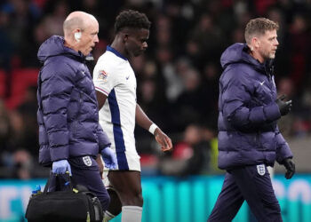 Bukayo Saka: Arsenal star leaves England training camp after injury