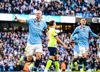 Premier League roundup: Haaland fires City to summit, Mbeumo double sinks Ipswich