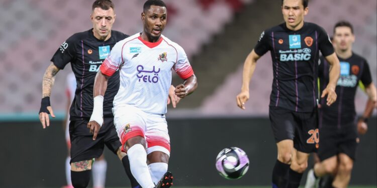 Super Eagles of Nigeria star Odion Ighalo found the back of the net for Al Wehda in a 2-2 draw against Al-Feiha.