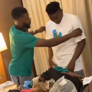 Kelechi Iheanacho turns shirt seller at Super Eagles camp ahead of Nigeria's 2025 AFCON clash against the Mediterranean Knights of Libya