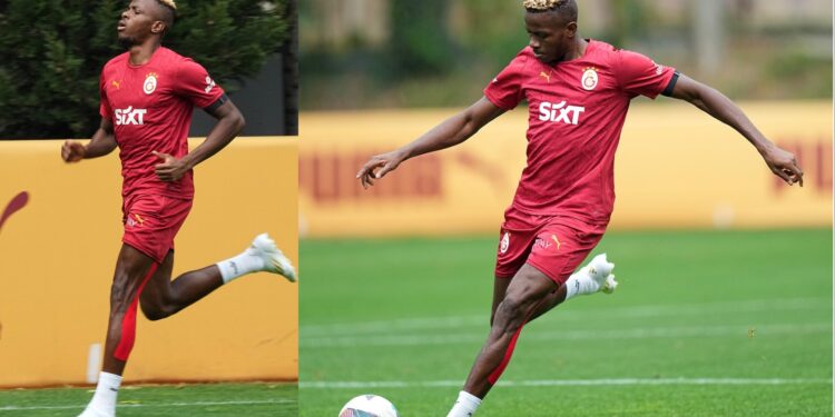 Victor Osimhen has resumed his training at Galatasaray after a brief period of absence due to an injury.