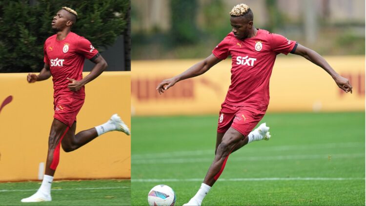 Victor Osimhen has resumed his training at Galatasaray after a brief period of absence due to an injury.