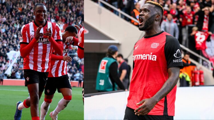 In Europe, Super Eagles of Nigeria stars Victor Boniface and Joe Aribo both scored for Bayer Leverkusen and Southampton.