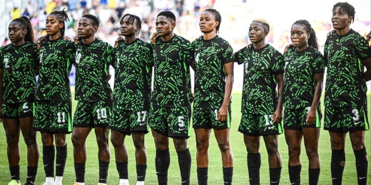 The Super Falcons of Nigeria return to the pitch with 25 players against Algeria but are missing big names such as Plumptre and Oshoala.