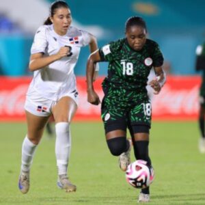 Nigeria's under-17 women's national team made history by qualifying for the quarterfinals of the 2024 FIFA Women's World Cup/
