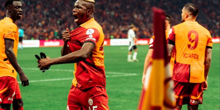 Super Eagles: Victor Osimhen scores for Galatasaray in derby win against Besiktas