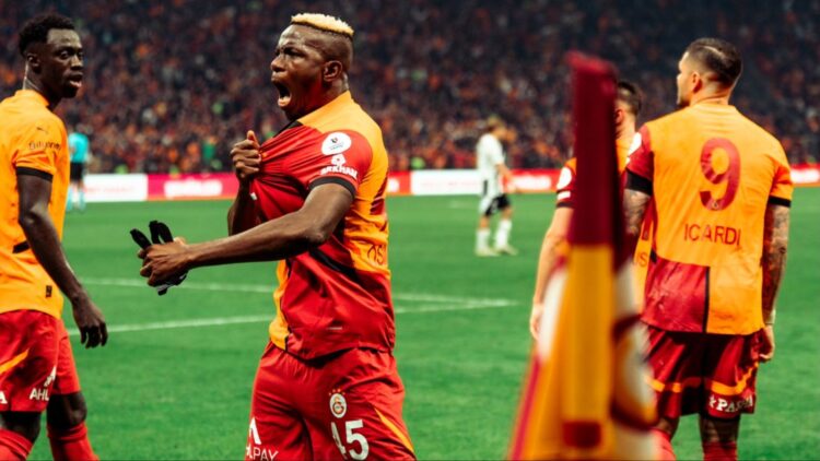 Super Eagles: Victor Osimhen scores for Galatasaray in derby win against Besiktas
