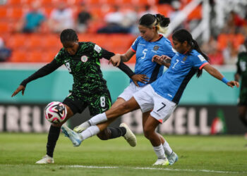 Nigeria Flamingos defeated Ecuador 4-0 to progress to the 2024 FIFA U-17 Women's World Cup knock stage in the Dominican Republic.