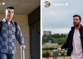Ronaldo and Messi arrive for internationals.