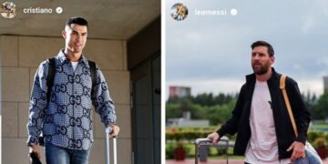 Ronaldo and Messi arrive for internationals.