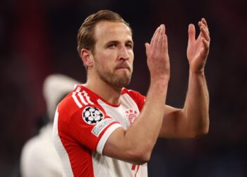 Harry Kane converts 25th consecutive penalty in Bayern Munich win over Frank Onyeka’s Augsburg