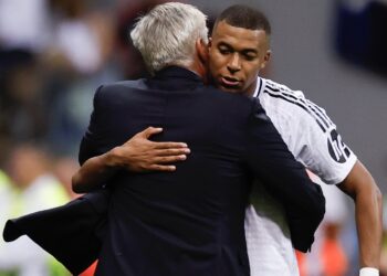 Ancelotti, Bellingham defend Mbappe after penalty miss against Liverpool