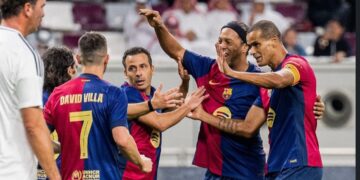 Barcelona come out on top in Legends Clasico