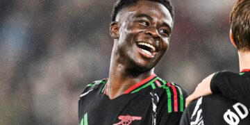Saka outstanding in Arsenal’s seven goals thriller at Westham