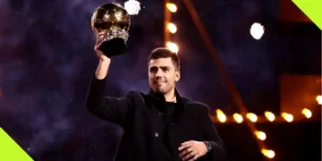 Rodri receives hero’s welcome at Etihad after Ballon d’Or triumph