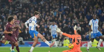 Brighton vs Man City: Guardiola’s men suffer fourth consecutive loss in dramatic collapse