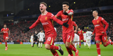 Mac Allister, Kelleher, Alvarez named in Champions League TOTW