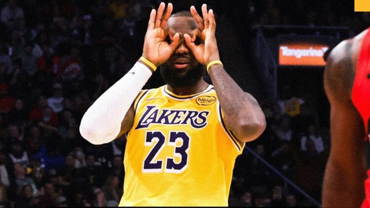 NBA: LeBron James and Anthony Davis go crazy as Lakers beat Raptors for 1st road win