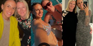 Super Falcons: Ashleigh Plumptre shows off mother enjoying in Saudi Arabia