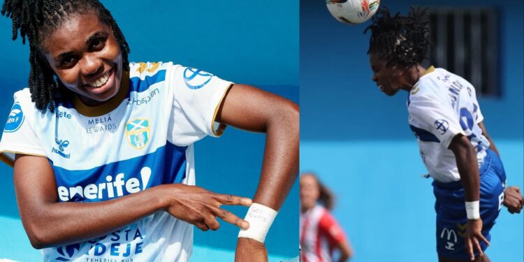 Super Falcons: Gift Monday scores stunner as UD Tenerife defeats Athletic Club