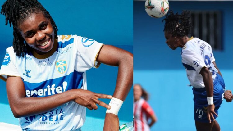 Super Falcons: Gift Monday scores stunner as UD Tenerife defeats Athletic Club