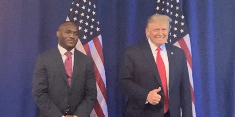 Kamaru Usman: Nigerian Nightmare endorses Donald Trump for President